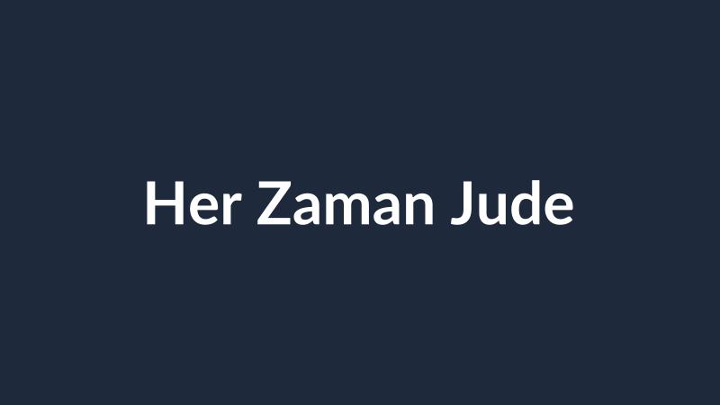 Her Zaman Jude